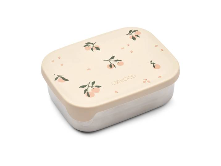 Liewood Boîte à lunch Arthur 13,5x17 cm Peach-Sea shell mix