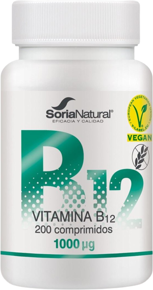 Soria Natural Vitamin B12 Sustained Release 200 Capsules