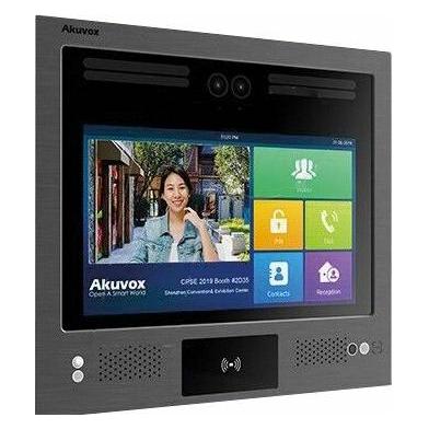 Akuvox Video-TFE X916S Main Body, starlight camera, card reader, Android, black (Ethernet, Kabelgebunden, WLAN) (X916S Main Body)