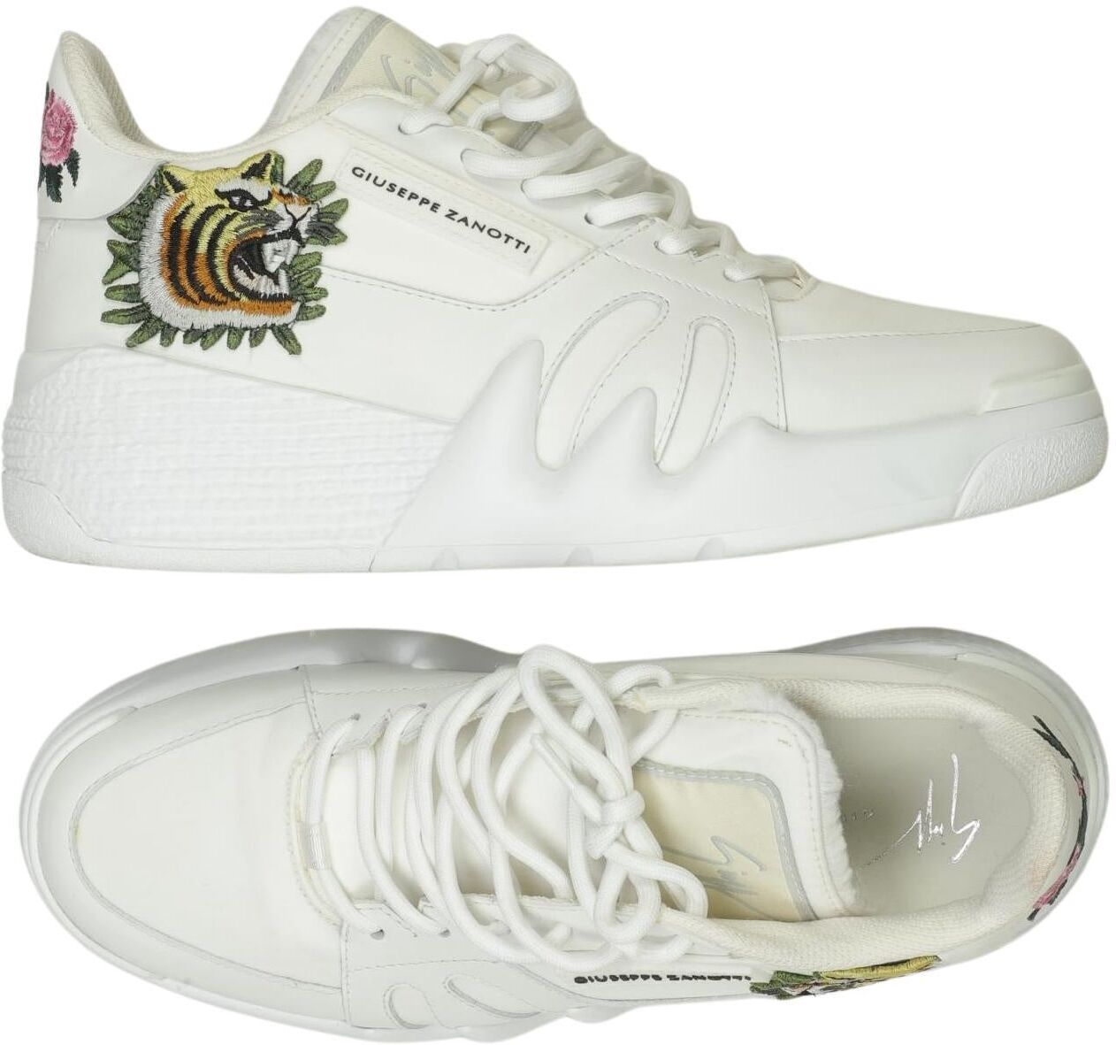 Giuseppe Zanotti Damen Sneaker, Weiß, Gr. EU 38, kein / Etikett - Second Hand