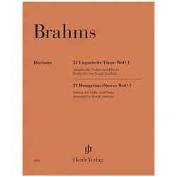 Johannes Brahms - 21 Ungarische Tänze WoO 1, Fachbücher von Johannes Brahms