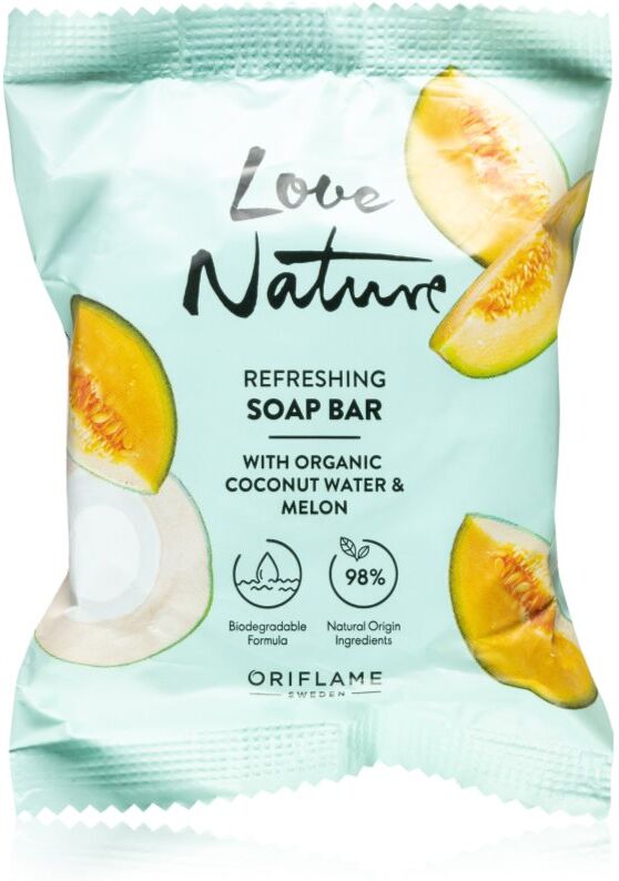 Oriflame Love Nature Coconut Water & Melon cleansing bar 75 g