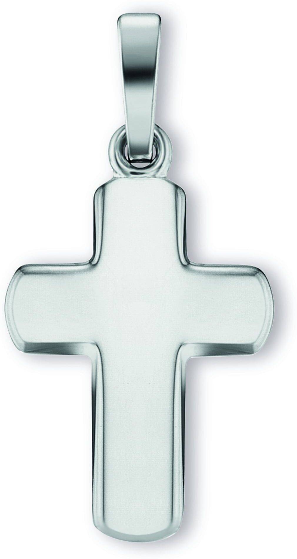 Kreuzkette ONE ELEMENT "Halskette - Kreuzkette mit Kreuz Anhänger aus 925 Silber", silber, Halsketten, Damen, Silber 925 (Sterlingsilber), Kreuzkette, Zartes Emblem – unaufdringlich und dennoch ausdrucksstark
