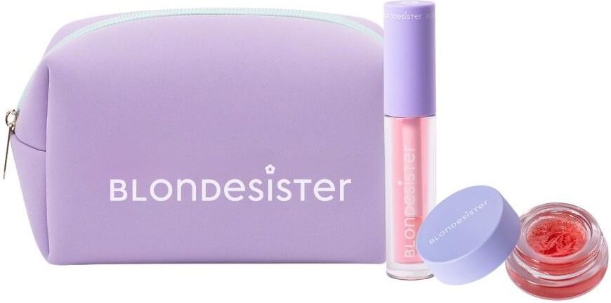 Cofanetto Make Up Blondesister Kit labbra lip oil + lip scrub