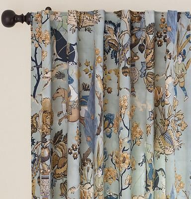 "Nasrin Drapery Panel - 50"" x 108"" - Ballard Designs"