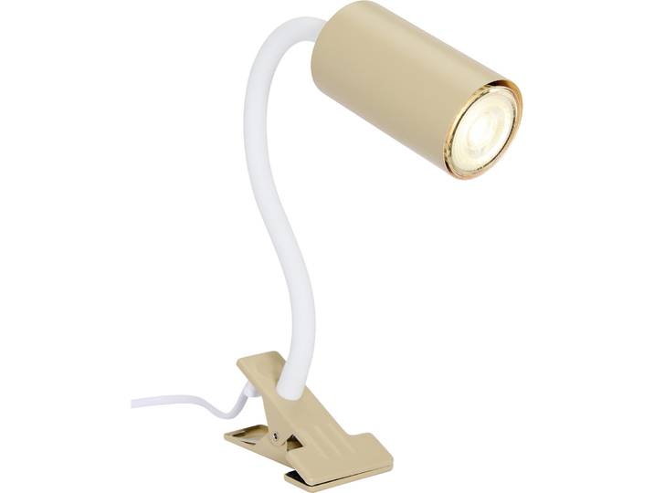 Bürolampe Morris beige Metall/Kunststoff H 41.5 cm