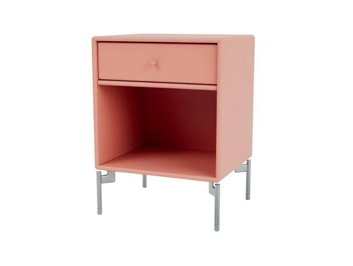 Montana Dream Nachttisch Rhubarb 151, Chrombeine
