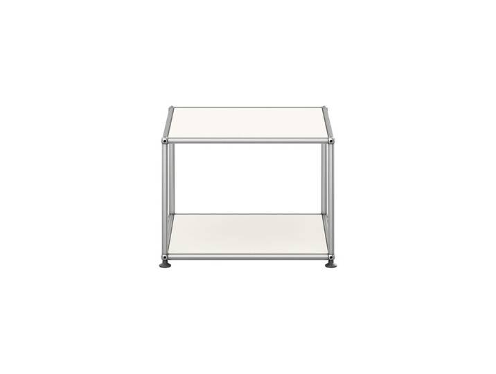 USM Haller Beistelltisch M22 reinweiß offen T 523 cm 52.3x39x52.3