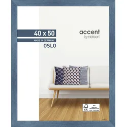 Bilderrahmen OSLO (LB 40x50 cm) - blau - LB 40x50 cm