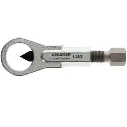 Gedore, Fahrzeug Werkzeug, Mutternsprenger für M10-M16 Muttern, mit Meisselstop, bis Festigkeitsklasse 6, M14x1,5, 1.26/2