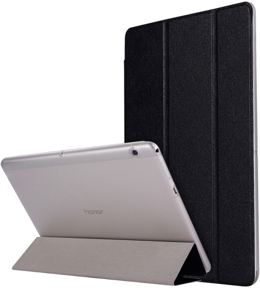 TABLETCOVERS.DK Huawei MediaPad T3 10 9.6" Cover - Lines & See-Through Back Tri-fold Case Sort