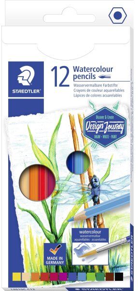 Staedtler Dj Akvarelblyanter   12 Farver