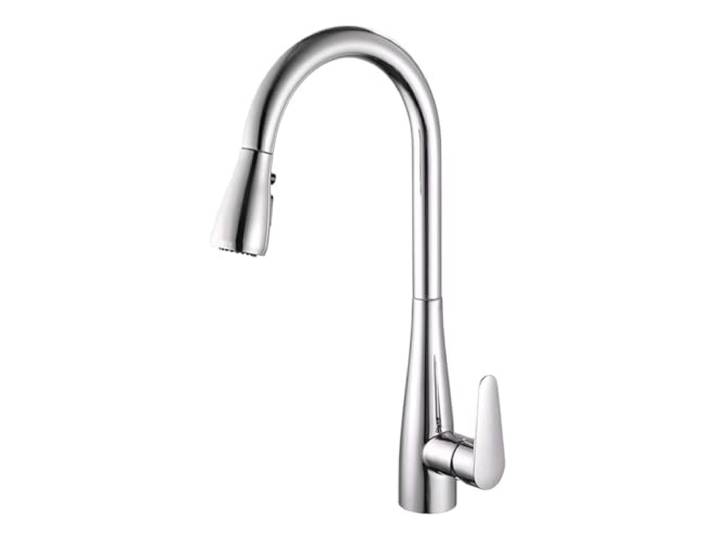 Wasserhahn Küche Küchenarmatur Aus Edelstahl Ausziehbares Gemüsewaschbecken mit heißem und kaltem Wasserhahn(Silvery,G1/2)