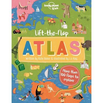 Lonely Planet Kids Lift-the-Flap Atlas, Gebundene Ausgabe von Kate Baker, Lonely Planet Publications, 978-1-78868-926-7
