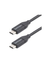StarTech.com USB-C Kabel St/St 0,5m USB 2.0 Ladekabel Typ-C Kurzes C USB-Kabel M bis M 50 cm Schwarz für P/N: DKT30CHD (USB2CC50CM)