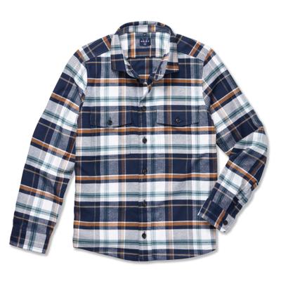 Hemdjacke MARVELIS, Herren, Gr. L, bunt (marine), Jacken