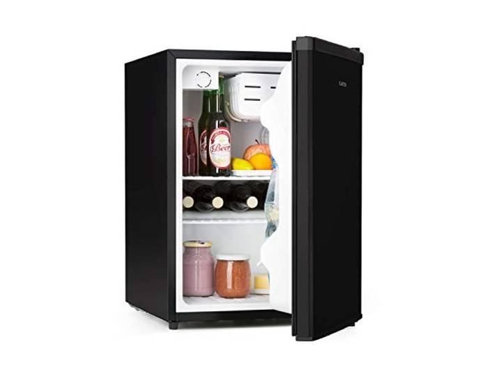 Klarstein Mini Frigo de Chambre pour Boissons\, Petit Frigo Silencieux\, Mini Bar Intérieur\, Bières\, Petit Refrigerateur Camping\, 3 Niveaux Refroidissement\, Bac Recepteur\, Cosmetique\, 0-10°C\, 65L