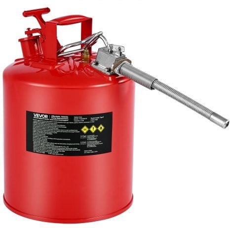 VEVOR Veiligheidscontainer voor ontvlambare materialen, 19 L, Rood