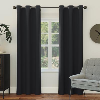 Sun Zero Hayden Energy Saving Blackout Grommet 1-Piece Curtain Panel, Single Panel