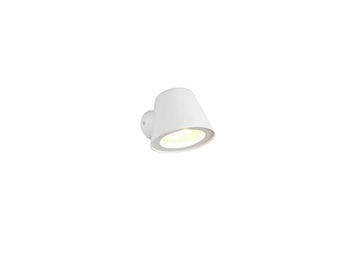 Trio Leuchten Aussenwandleuchte Beni, Klar, Weiß, Metall, Glas, 11.5x11x14.5 cm, Lampen & Leuchten, Außenbeleuchtung, Außenleuchten