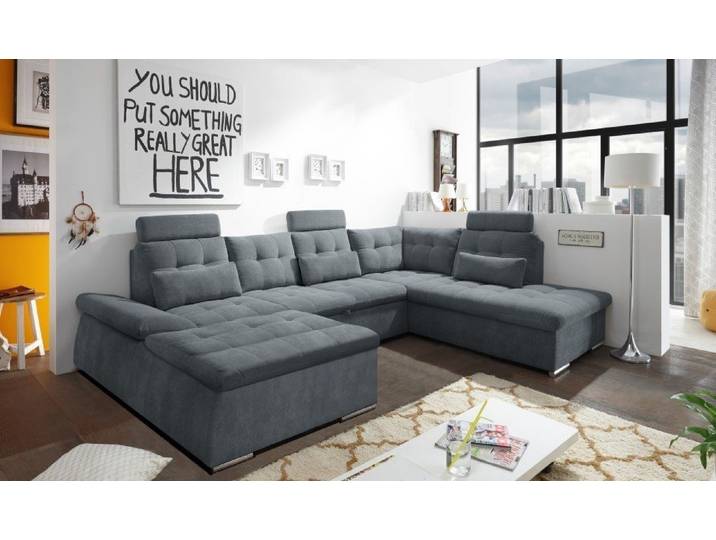 ED EXCITING DESIGN Wohnlandschaft Nalo, mit Schlaffunktion