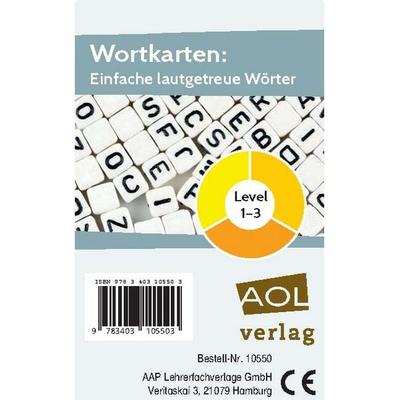 Wortkarten: Einfache lautgetreue Wörter, Game von Kristina Poncin, Scolix in der AAP Lehrerwelt GmbH, 978-3-403-10550-3