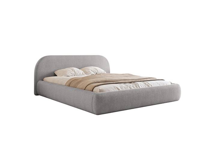 Fedve Polsterbett Lloret 160x200 cm, Hellgrau, 200x160 cm, Schlafzimmer, Betten, Polsterbetten