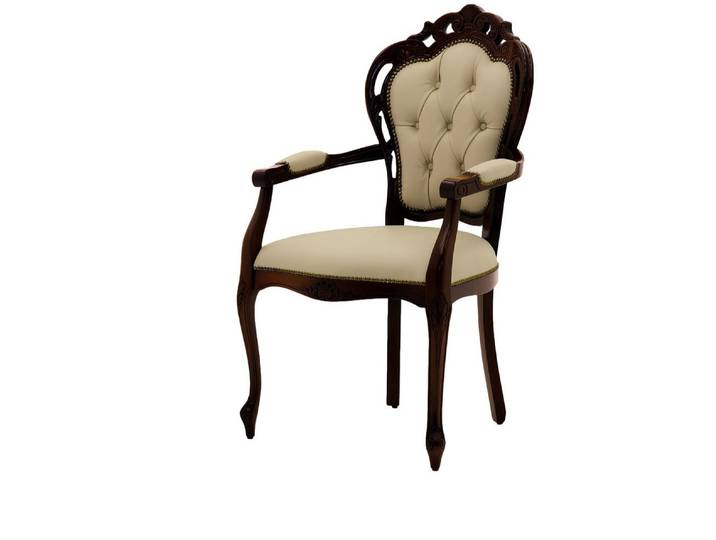 Xlmoebel Armlehnstuhl Polsterstuhl Royal in elegantem Design mit hochwertiger Polsterung, Hergestellt in Europa