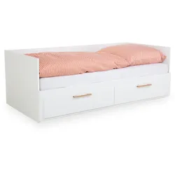 Bett SANSIBAR WESTERHEVER (BHT 205x71x100 cm) - weiß - BHT 205x71x100 cm