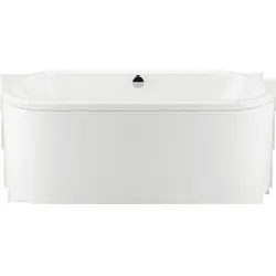 KALDEWEI CLASSIC DUO Oval, freistehende Badewanne, 170x75x42 cm, mit Schürze Außenfarbe: alpinweiß, 113-7, 291449230701, Farbe: Schwarz