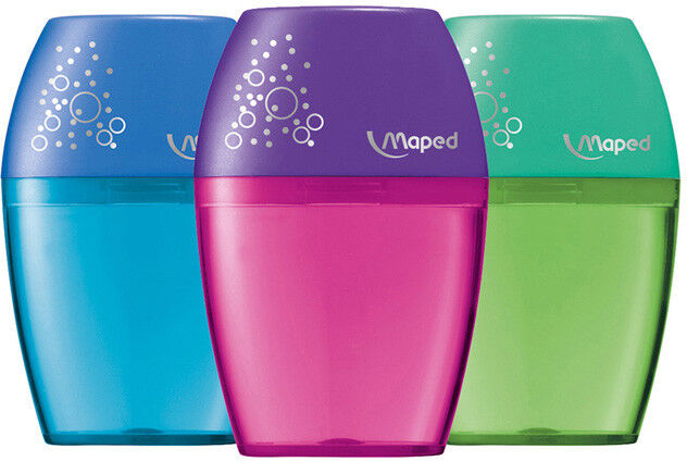 Taille-crayon Shaker 1 trou avec réservoir - Maped