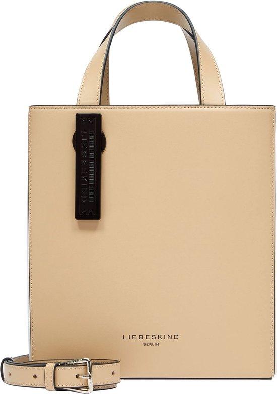Leinwandbeuteltasche in Helle Holztönung