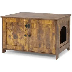 Relaxdays Katzenschrank (Hund, Katze), Hundebett + Katzenbett