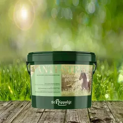 St. Hippolyt Anti Stress-Kräuterpellet 25 kg - Die bewährte Kräuterzubereitung mit Baldrian & Magnesium
