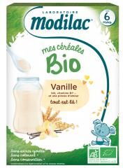 Modilac Céréales Bio Vanille 250 g - Boîte 250 g