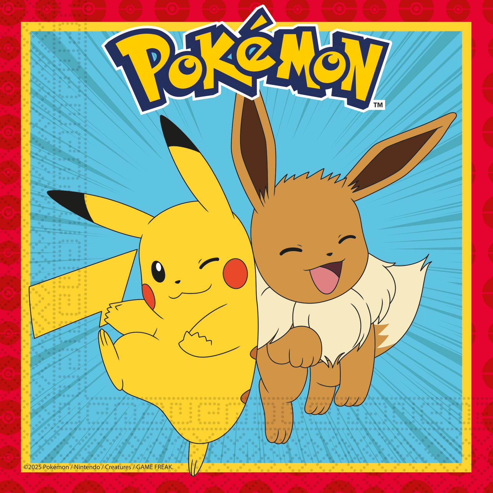 Procos Pokemon zweilagige Papierservietten 98393