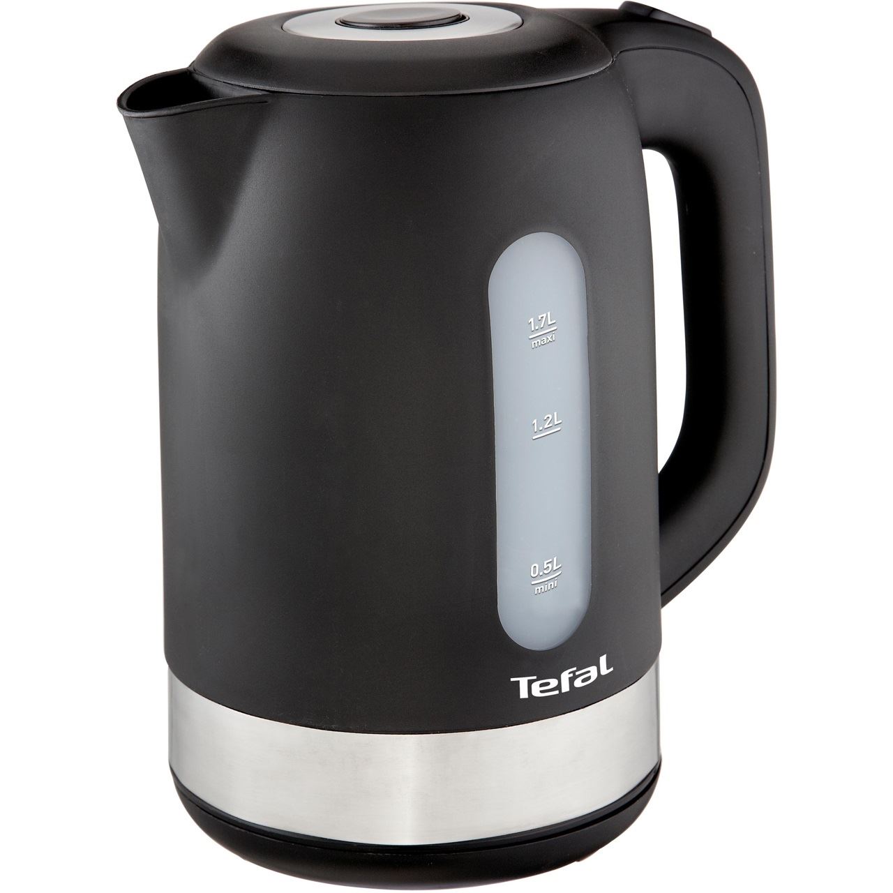 Tefal KO 3308 (edelstahl/schwarz, 1,7 Liter)