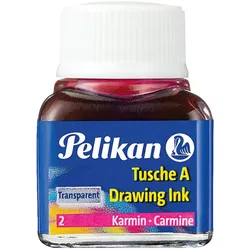 Pelikan, Ersatzpatronen + Tintenfass, Chinesische Tinte (Rot)