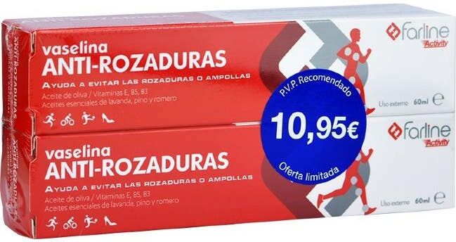 Farline Vaselina Anti Rozaduras 2X60ml