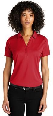 Port Authority LK863 Women's C-FREE Performance Polo Shirt in Rich Red size Small   Polyester