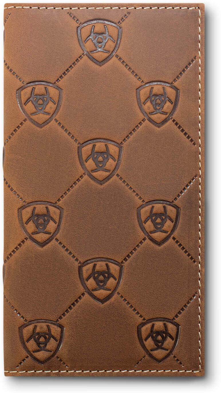 Men's Logo Print Rodeo Wallet in Brown by Ariat