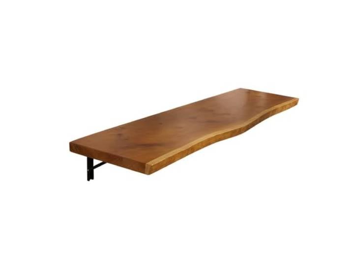 CYQQRDZSW Wandklapptisch, Platzsparender Klappbarer Wandtisch für Zuhause Massivholz-Schwebeschreibtisch, 50kg Tragfähigkeit, Küche, Schlafzimmer, Arbeitszimmer(80x45cm/31x18in)
