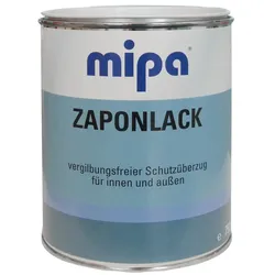 Zaponlack, Metallschutzlack farblos, 750ml f. NE-Metalle Alu, Kupfer, Messing