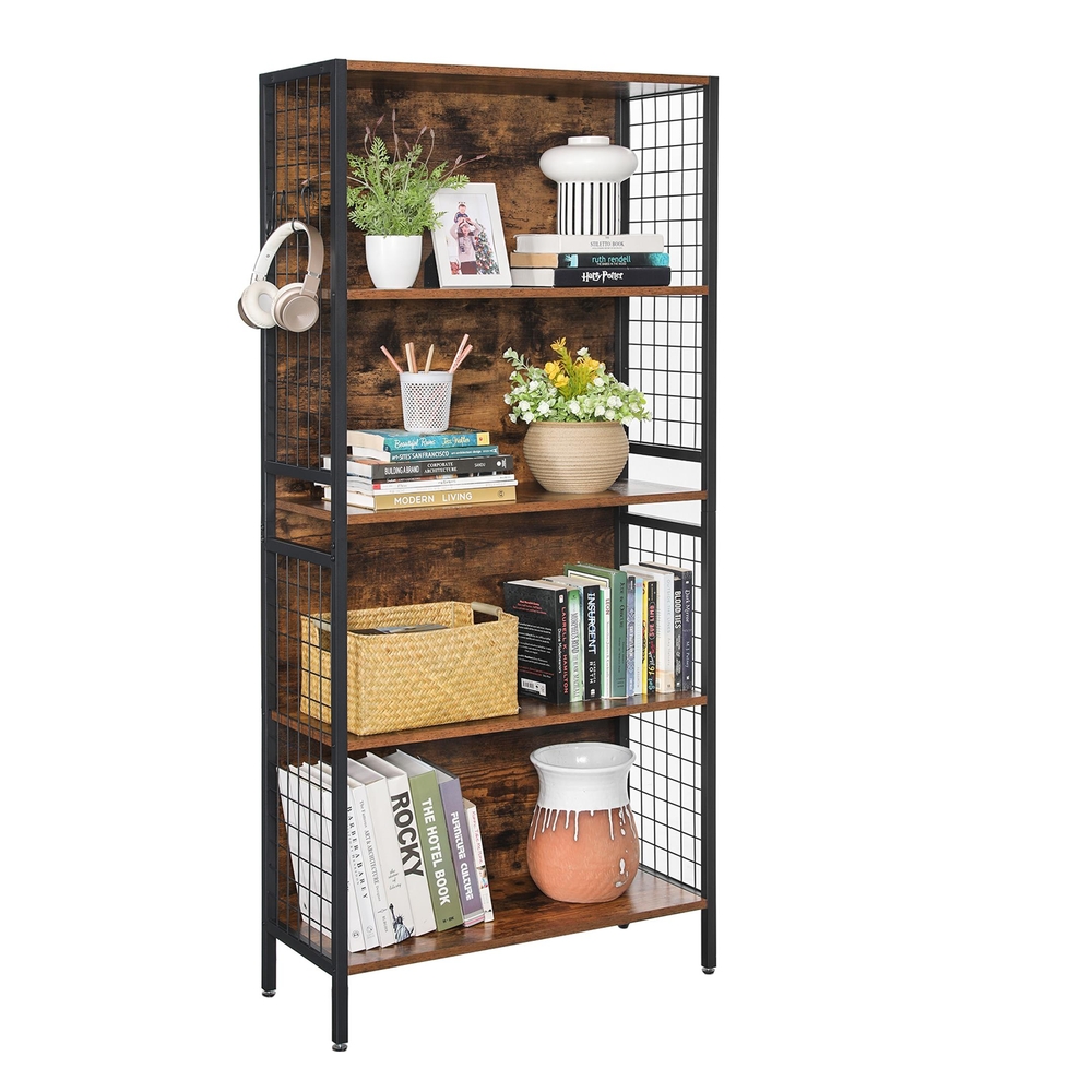 VASAGLE Standregal mit 4 Ablagen LBC023B01