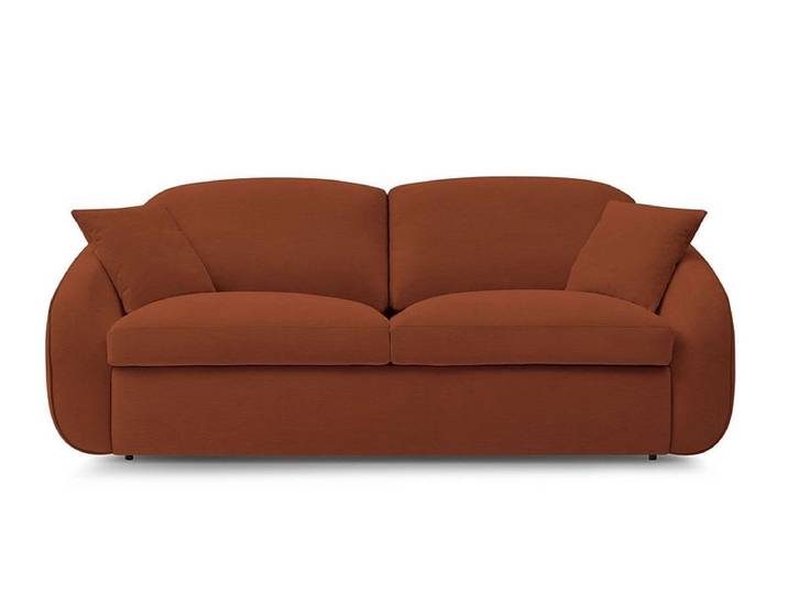 3er Sofa BOBOCHIC CEZANNE Stoff orange