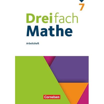 Dreifach Mathe 7. Schuljahr - Arbeitsheft mit Lösungen, Taschenbuch von , Cornelsen Verlag, 978-3-06-043628-6