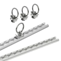 ProPlus 342178 Set Zurrschiene Airlineschiene 2 x Länge 60cm