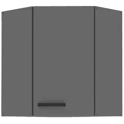 Küche NESSA Eckhängeschrank 60X60 Anthrazit Küchenzeile Küchenblock Einbauküche