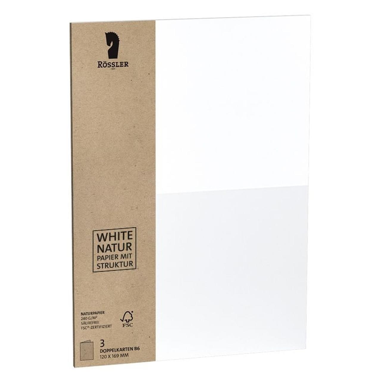 Rössler Briefkarte Terra 3ST cotton (3 Stk.) (1144072627)