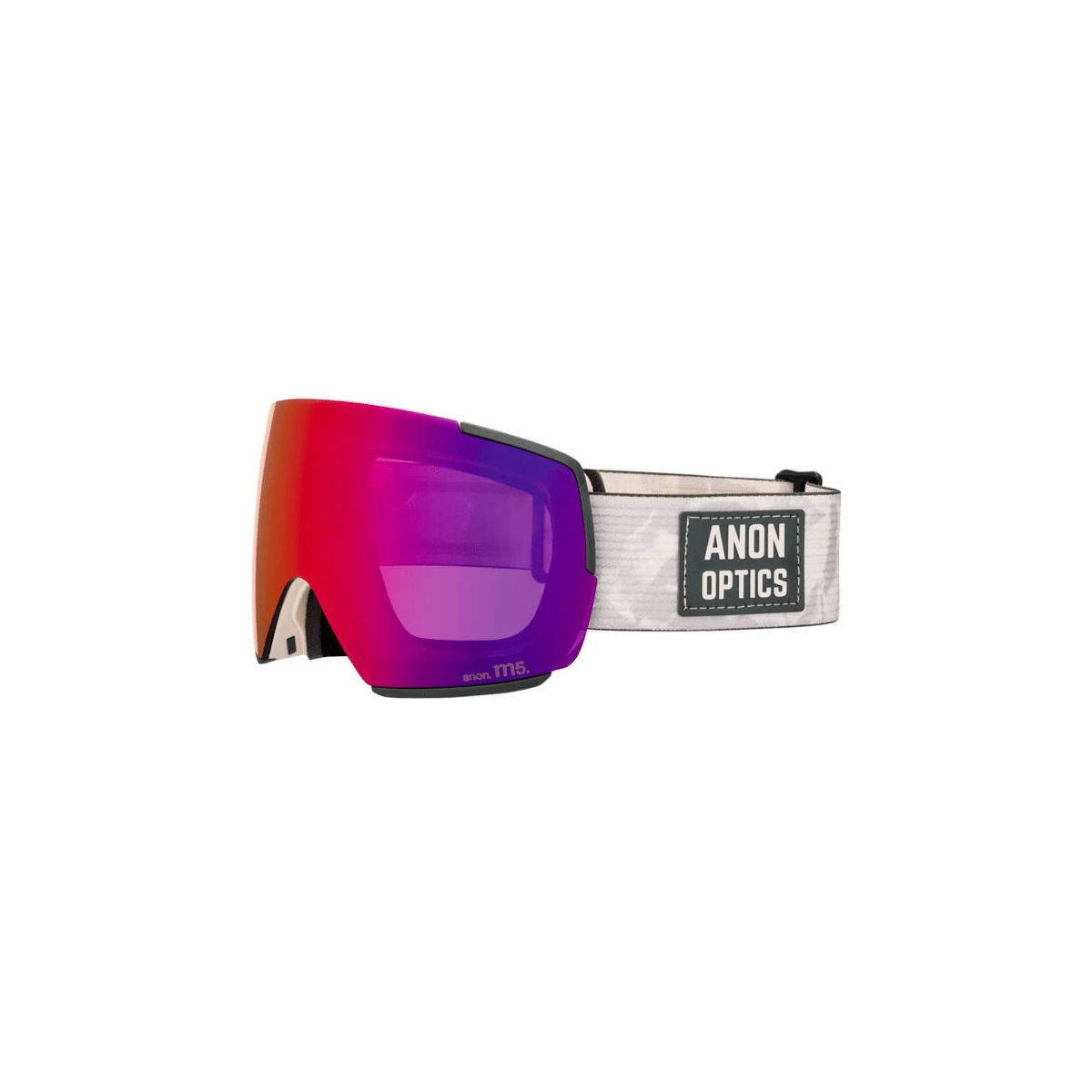 Anon M5 Goggles + Bonus Lens + MFI Face Mask sediment/perceive sunny red (E5I) Regular NA 2394312-E5I-NA